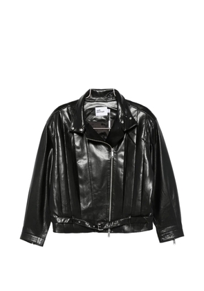 Self-Portrait buckle waist jacket - Black