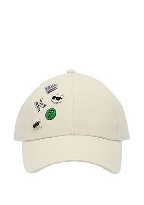 Karl Lagerfeld multi pin cap - Neutrals