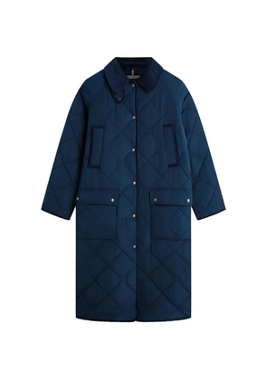 Tommy Hilfiger quilted press-stud coat - Blue