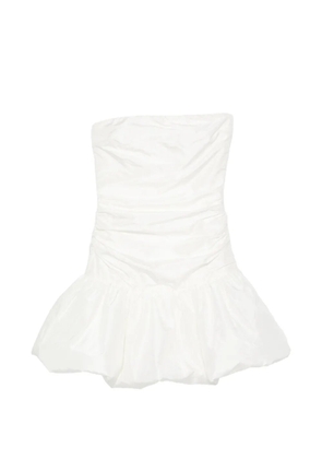 ROTATE BIRGER CHRISTENSEN taffeta balloon mini dress - White