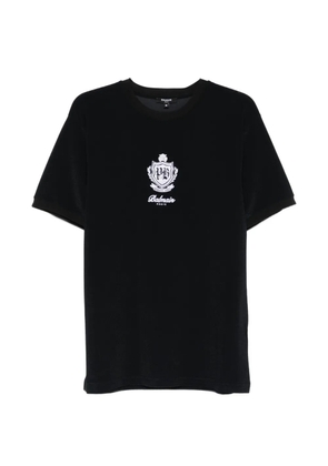 Balmain logo-embroidered T-shirt - Black