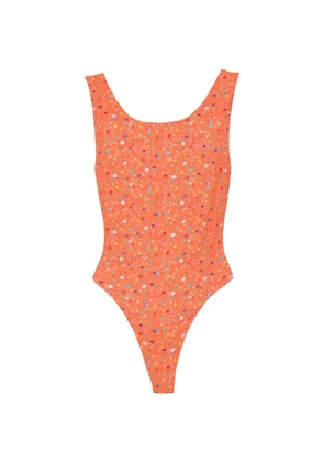 Lhd Key Biscayne floral bodysuit - Orange