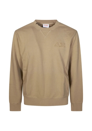 Sun68 appliqué crew neck sweatshirt - Neutrals