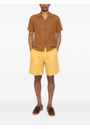 SANDRO pocket short-sleeve shirt - Brown