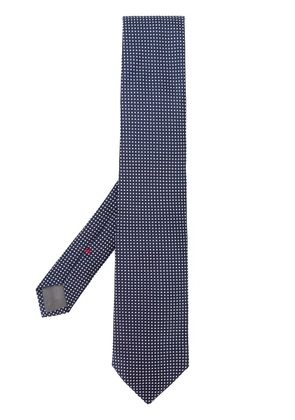 Dell'oglio polka dot print tie - Blue