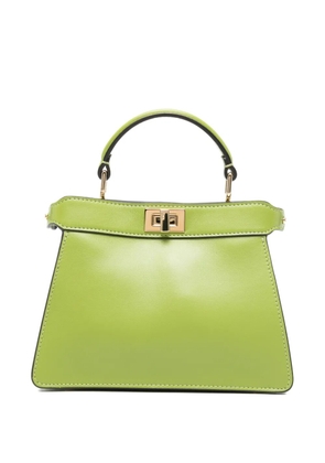 FENDI small Peekaboo ISeeU lock tote bag - Green