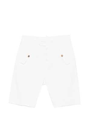 DSQUARED2 button-fastening shorts - White