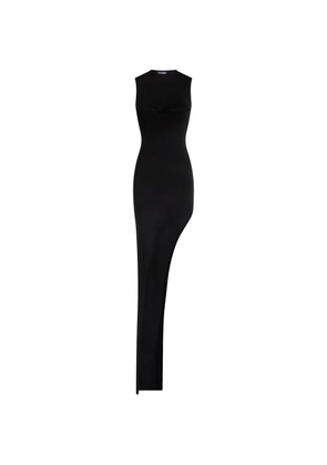 Jean Paul Gaultier asymmetrical long dress - Black