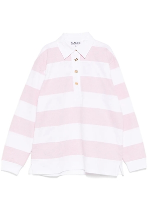 GANNI patchwork T-shirt - White