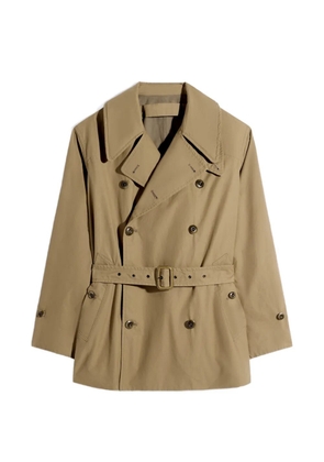 LEMAIRE double-breasted belted coat - Green