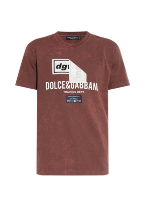 Dolce & Gabbana logo-print T-shirt - Red