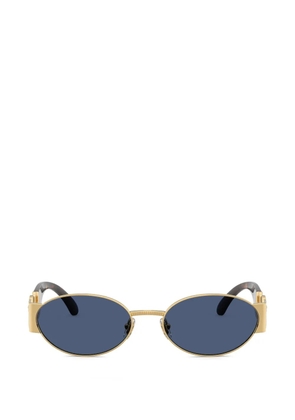Versace Eyewear medusa oval-frame sunglasses - Gold