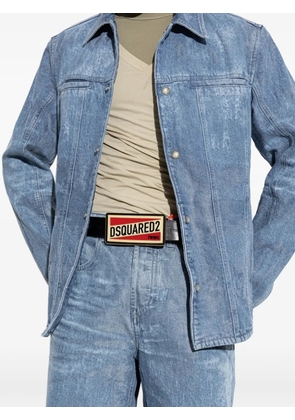 DSQUARED2 logo-buckle belt - Black