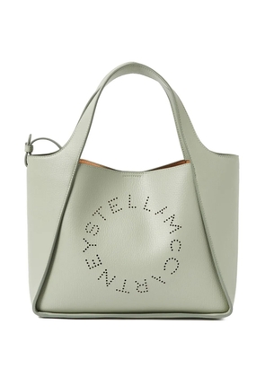 Stella McCartney logo lettering shoulder bag - Green