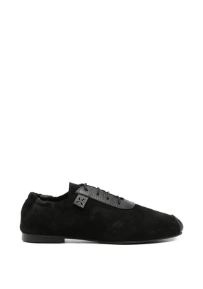 Stefan Cooke suede derby shoes - Black
