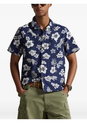 Polo Ralph Lauren floral-print T-shirt - Blue