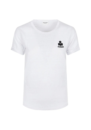 MARANT ÉTOILE Koldia logo T-shirt - White