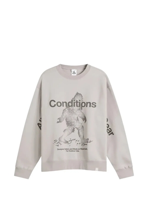 Nike graphic-print sweatshirt - Grey