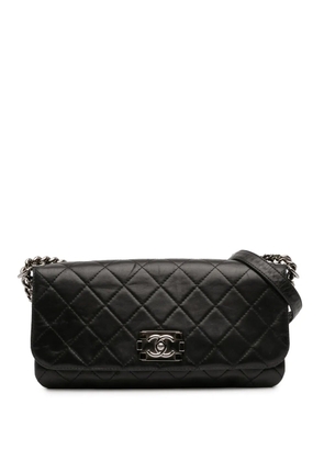 CHANEL Pre-Owned 2012 Quilted Lambskin Boy Accordion Flap crossbody bag - Black