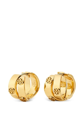 Tory Burch icon double hoop earrings - Gold