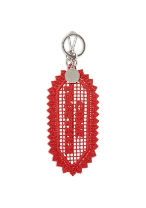 Stella McCartney Come Together crochet keyring - Red