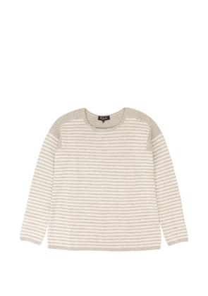 Loro Piana striped cashmere sweater - Neutrals