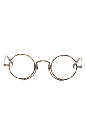 Matsuda 10103HI round-frame glasses - Brown