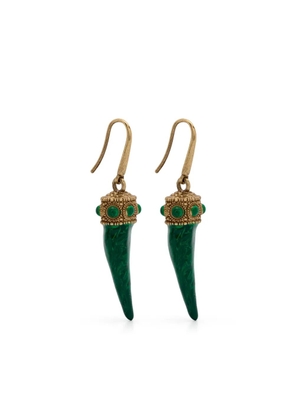 Roberto Cavalli horn earrings - Gold