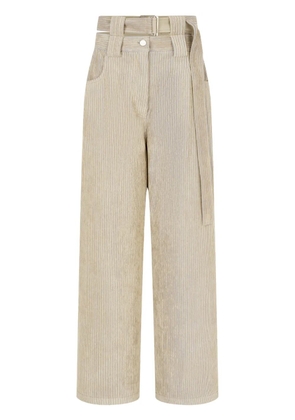 TOMBOY corduroy press-creased trousers - Neutrals