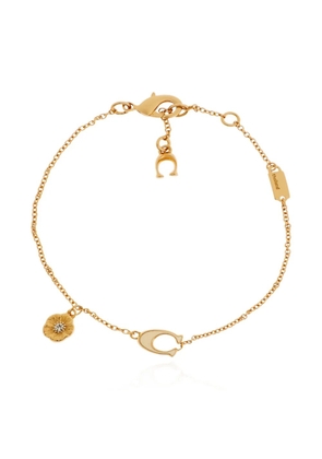 Coach flower logo bracelet - Gold