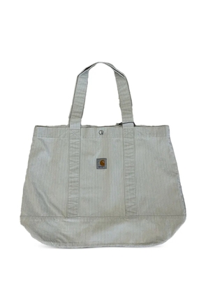 Carhartt WIP Mercer striped cotton tote bag - Grey
