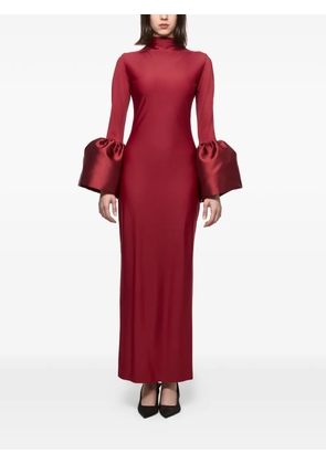 Atu Body Couture bell-sleeve maxi dress - Red