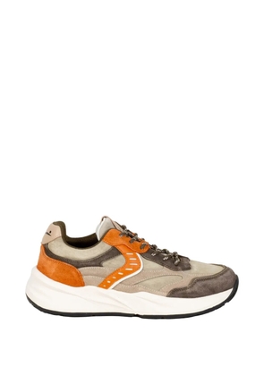 Voile Blanche army green beige suede sneakers - Neutrals