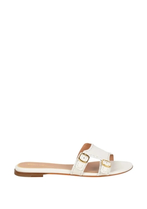Santoni buckle strap sandals - White