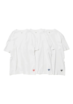 Human Made logo-patch T-shirt (pack of three) - White