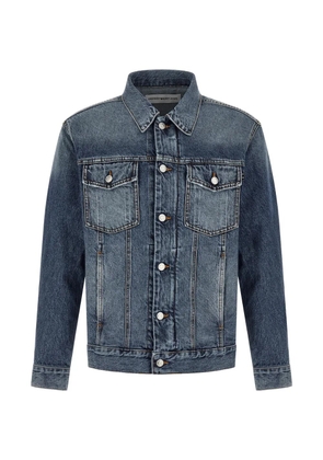 Department 5 stone washed contrast stitching jacket - Blue