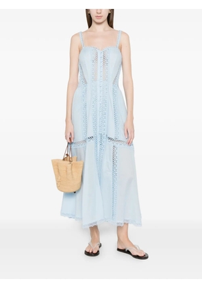 Charo Ruiz Ibiza lace trim dress - Blue