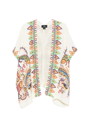 ETRO paisley-print cape - Neutrals