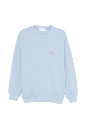 Giada Benincasa embroidered sweatshirt - Blue