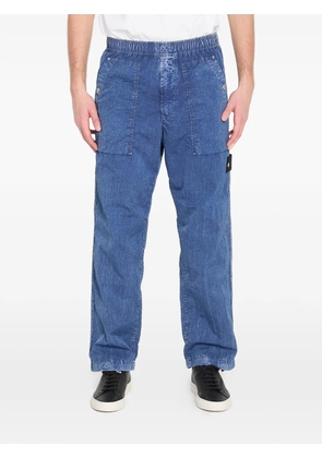 Stone Island elasticated wide trousers - Blue