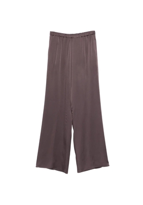 Antonelli Tiete elasticated-waistband palazzo pants - Purple