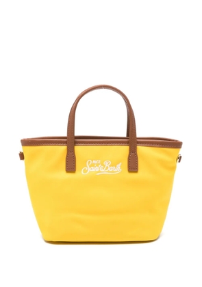 MC2 Saint Barth mini City logo tote bag - Yellow