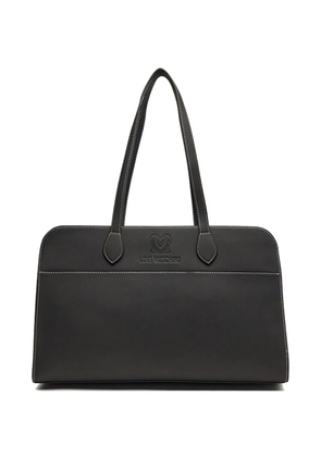 Love Moschino logo tote bag - Black
