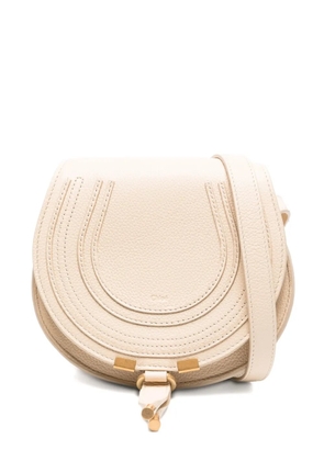 Chloé Marcie horseshoe-detail shoulder bag - Neutrals