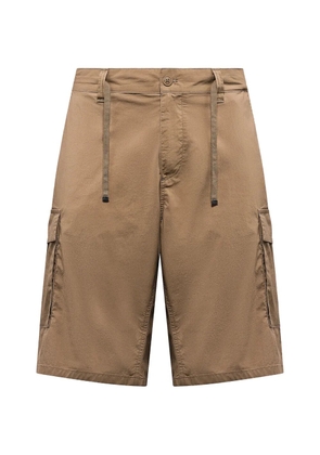 CAPE HORN Cobre button-fastening cargo shorts - Neutrals