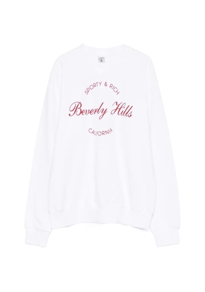 Sporty & Rich printed sweatshirt - White