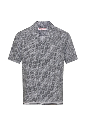 Orlebar Brown Maitan pattern shirt - Blue