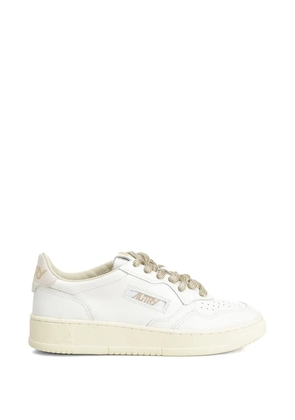 Autry medalist low leather sneakers - White