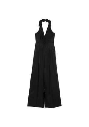 TWINSET collared belted jumpsuit - Black