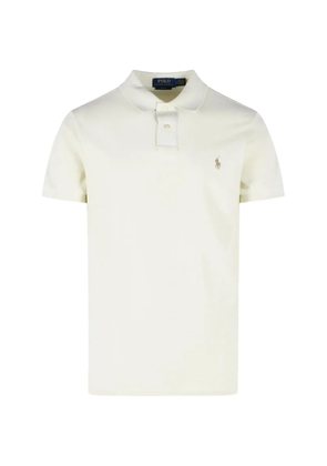 Polo Ralph Lauren logo-embroidery short-sleeve polo shirt - Neutrals